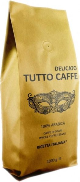 Кофе в зернах TUTTOCAFFE Delicato 1 кг 