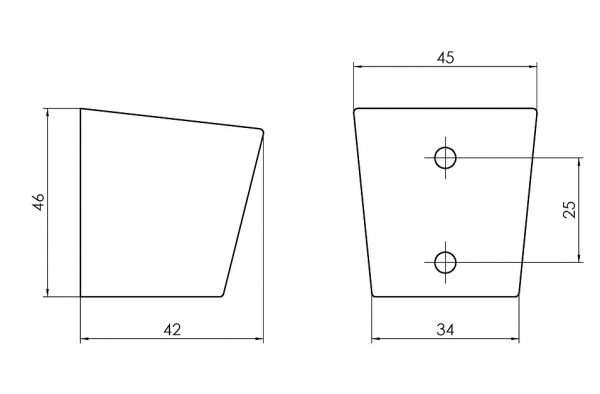 Тримач лійки Rubineta Grand (BK) чорний