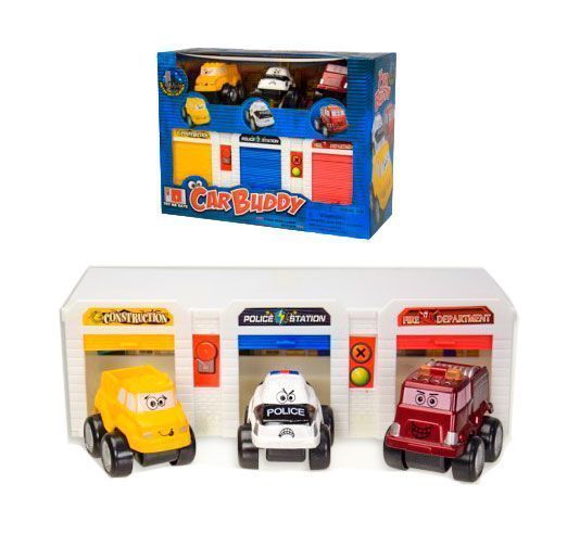 Ігровий набір Паркінг 3 машинки в коробці 2206