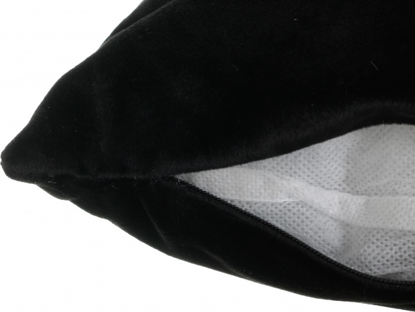 Подушка KM Dots 100% полиэстер 45x45 см черный 