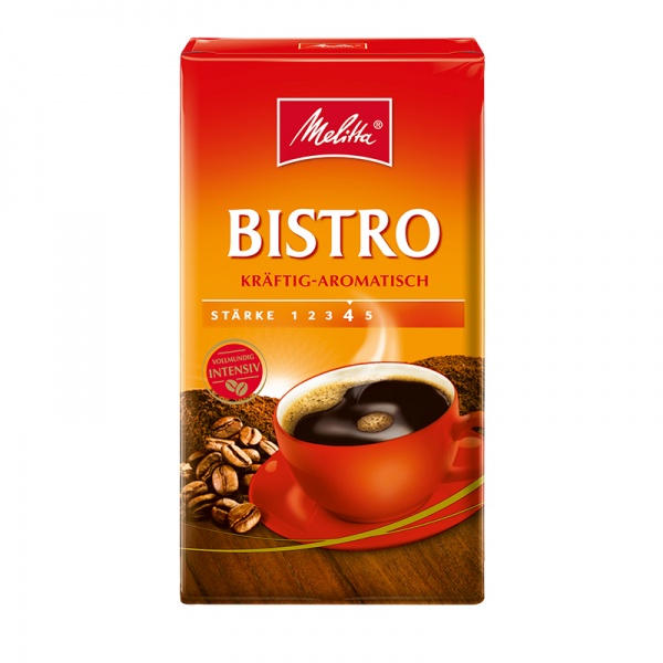 Кофе молотый Melitta Bistro Kraftig-aromatisch 500 г