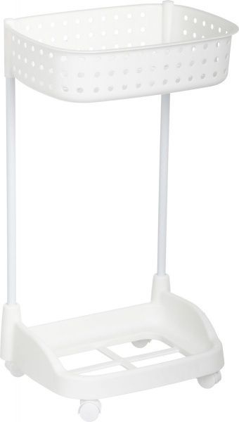 Кошик для білизни Handy Home двохярусна на колесах 430х320х715 мм