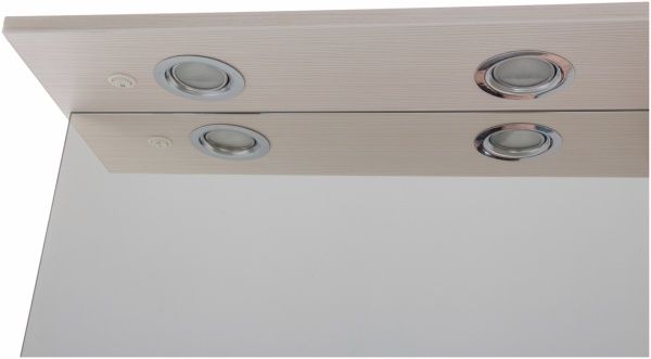 Дзеркало з шафкою Мойдодир Доміно-70х80 Плюс (Дзеркальний) 