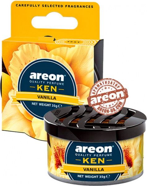 Ароматизатор на панель приладів АРЕОН KEN ваніль