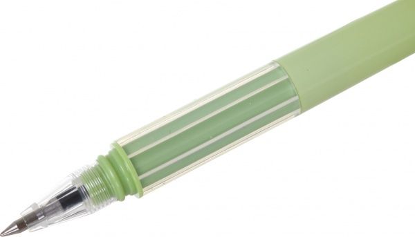 Ручка гелевая с колпачком Зеленый омбре 