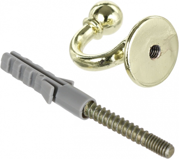 Держатель для шторы Бароко золото 3 см 3253