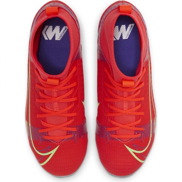 Бутсы Nike Mercurial Superfly 8Academy FG/MG CV1127-600 р. US 6Y красный