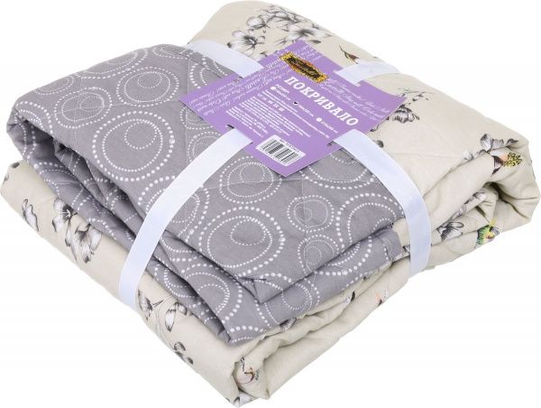 Покривало 160x220 см Zastelli сірий 