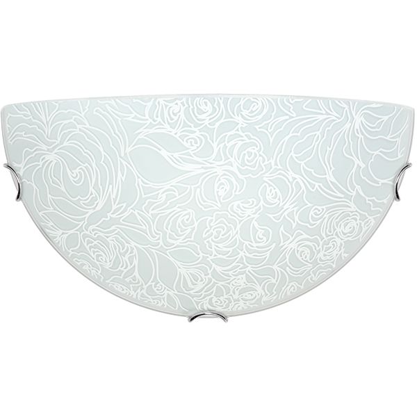 Світильник настінний Декора НББ Розетта-2 1/2 1x60 Вт E27 білий 24311 W 