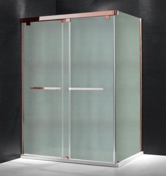 Душевое ограждение EGO ART L 120x80x200 см хром