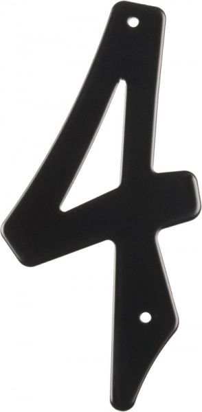 Цифра алюміній чорний 105 мм Larvij LN2-AL105-MB #4