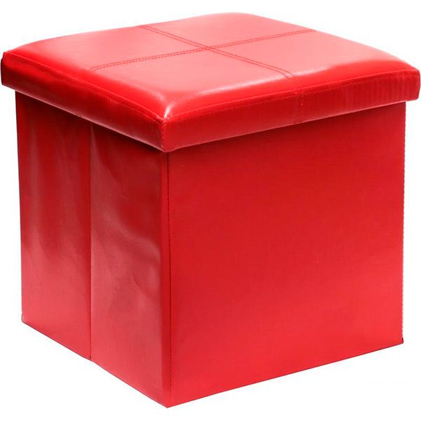 Ящик-пуф складной Union Chance 380x380x380 мм красный