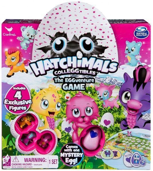 Игра настольная Spin Master Приключения Hatchimals с четырьмя эксклюзивными фигурками SM98234/6039474