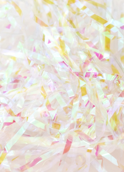 Наполнитель ПЭТ бело-розовый 18173