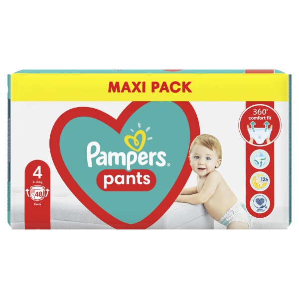 Підгузки-трусики Pampers Pants Розмір 4 (9-15 кг)