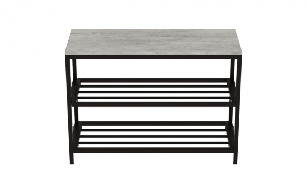 Полка для обуви Слайм XK03785 630x260x450 мм черный 