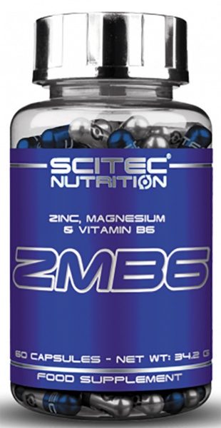 Вітаміни Scitec Nutrition ZMB6 60 шт./уп. 