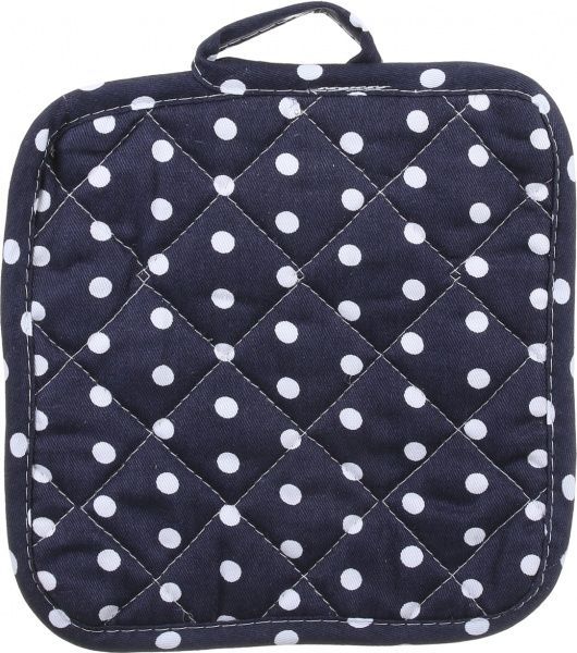 Набір кухонний прихватка та рукавиця Крапля 17x30 см синій із малюнком 