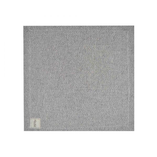 Серветка La Nuit Lurex Сіра 40x40 см 