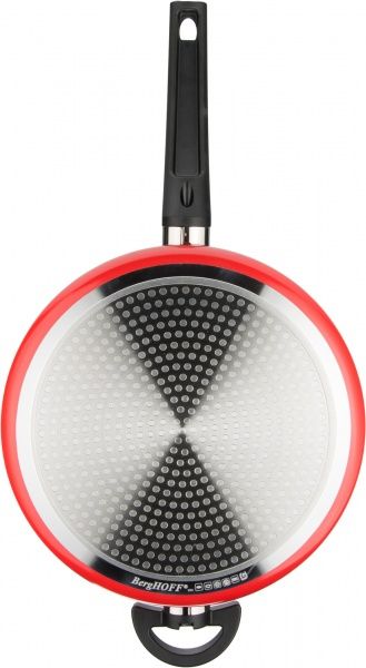 Сотейник с крышкой Eclipse 26 см красный 3700086 BergHOFF
