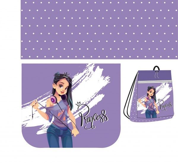 Сумка-рюкзак Принцесса с наушниками