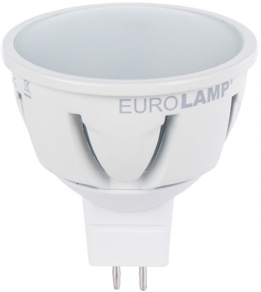 Лампа светодиодная Eurolamp 2 шт./уп. 7 Вт MR16 матовая GU5.3 220 В 4100 К LED-SMD-07534 
