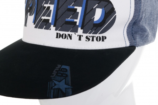 Кепка для мальчиков Pampona 21 L 22 р.54 темный джинс 