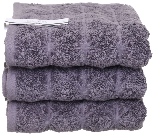 Полотенце махровое Vente 50x90 см темно-серый Karna 