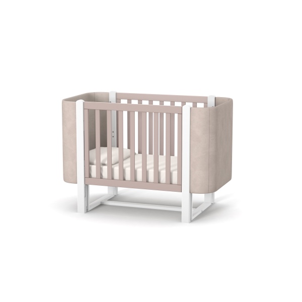 Ліжечко дитяче Veres Монако Велюр капучино-білий 05.3.1.212.13