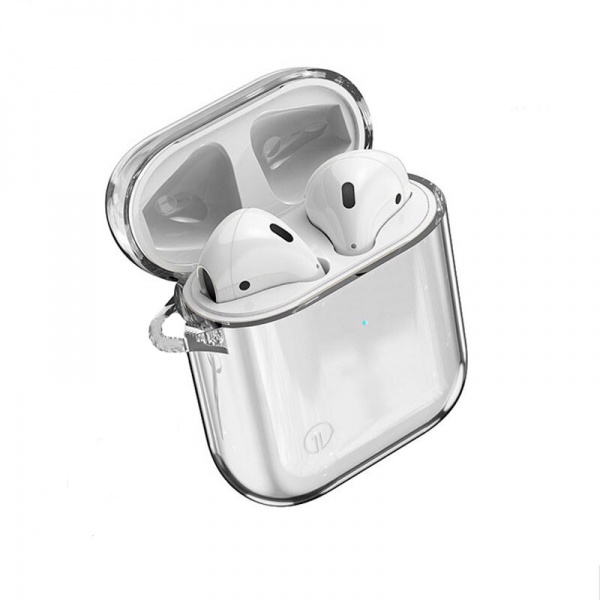 Чохол для навушників OneLounge 1Silicol для AirPods 1 | 2 transparent 14763 