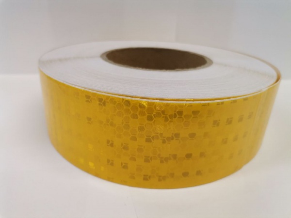 Стрічка світловідбивна Expert Fix самоклеюча жовта 50x1000 мм