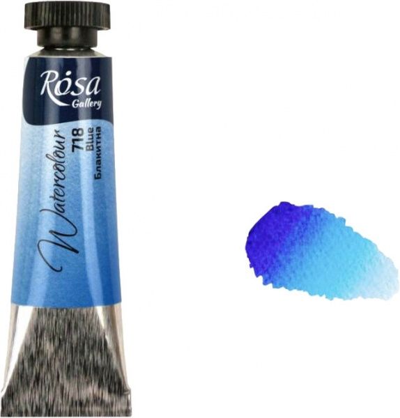 Краски акварельные голубой 10 мл 3211718 ROSA Gallery