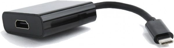 Адаптер Cablexpert 0,15 м чорний (A-CM-HDMIF-01) перехідник USB Type-C на HDMI 