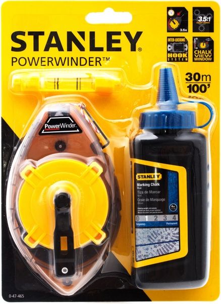 Набір розмічувальний Stanley PowerWinder 0-47-465