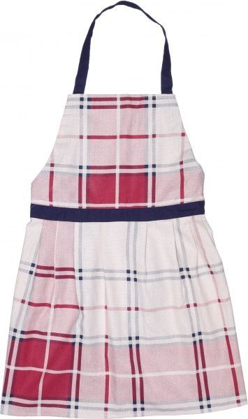 Фартук Шарлотта клетка бежево-красный La Nuit