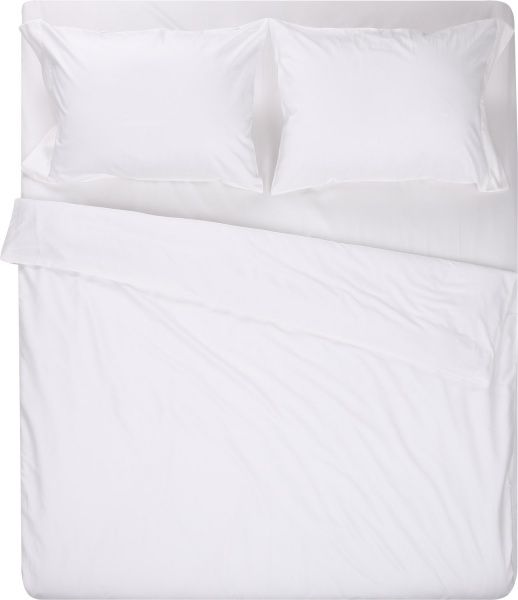 Комплект постільної білизни Mono white D двоспальний білий La Nuit 