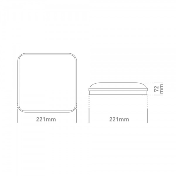 Светильник административный LED Global 20 Вт IP65 белый 1-GBH-08-2050-S 