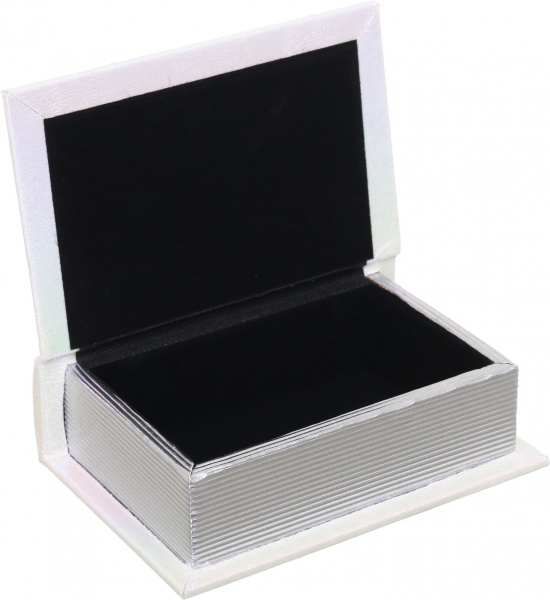 Скринька-книга Хамелеон 16х11х4,5 см молочна