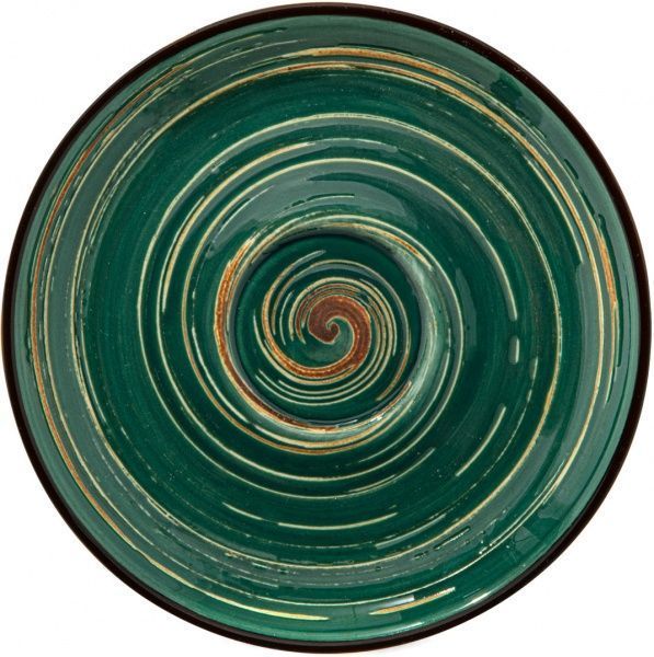 Блюдце Spiral Green 15 см WL-669536/B Wilmax