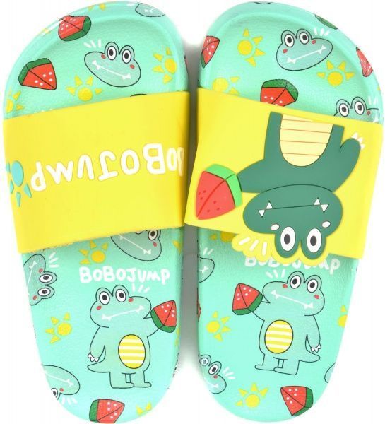 Шлепанцы унисекс Ningbo Жабка р.34-35 зеленый 