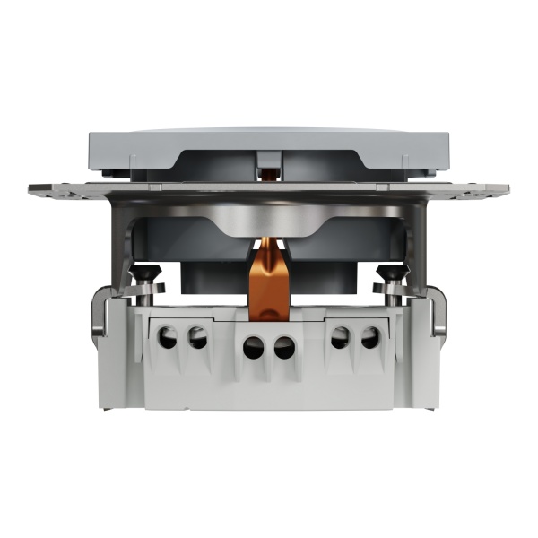 Розетка із заземленням Schneider Electric Asfora IP20 алюміній EPH2900162