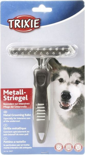 Грабли TRIXIE редкий зуб двухрядные 11х15 см 2407