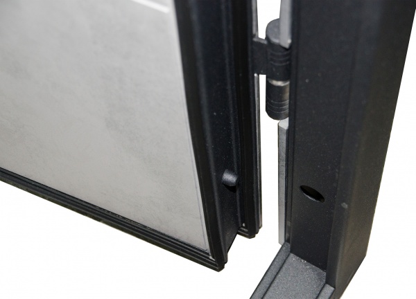 Двері вхідні Міністерство дверей Оптима-58 оксид 2050x960 мм ліві