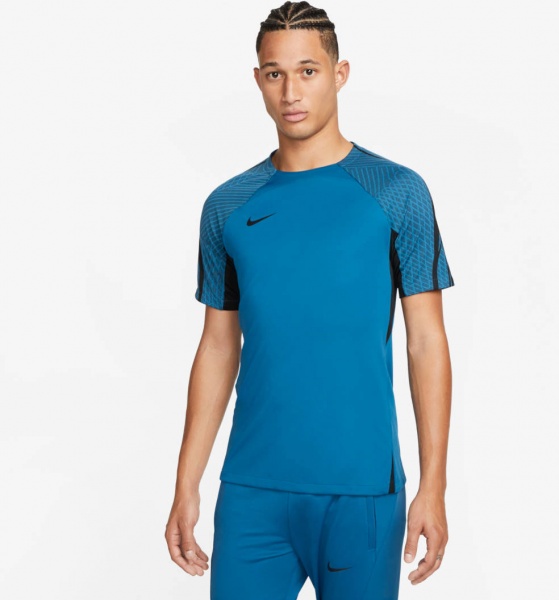Футболка Nike M NK DF STRK TOP SS DV9237-457 р.S синий