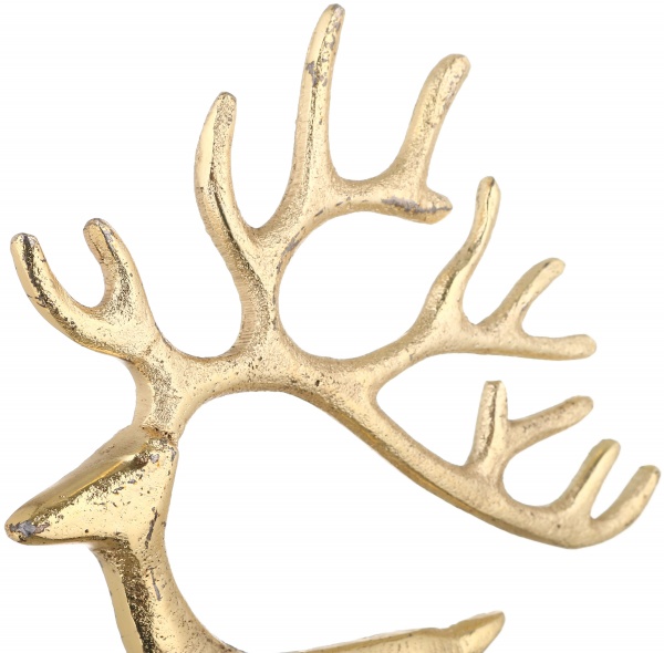 Статуэтка олень золотой большой 25x18x6 16091 B