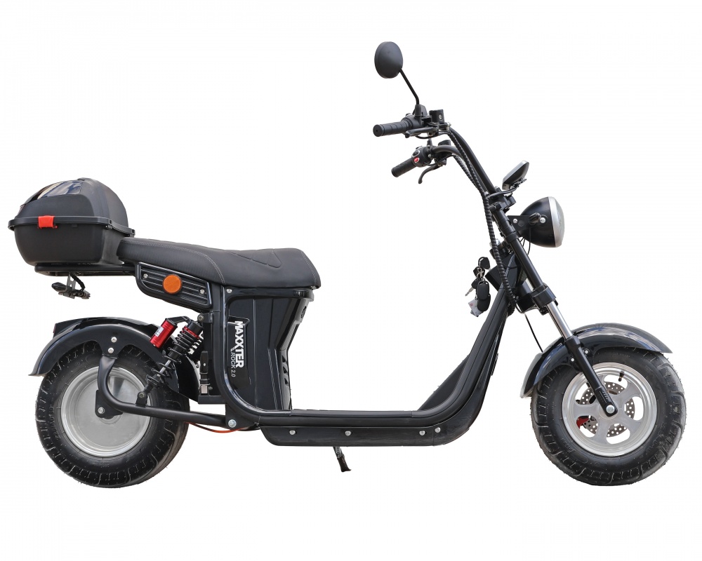 Электроскутер Maxxter ROCK 2.0 (Black) 2000 Вт