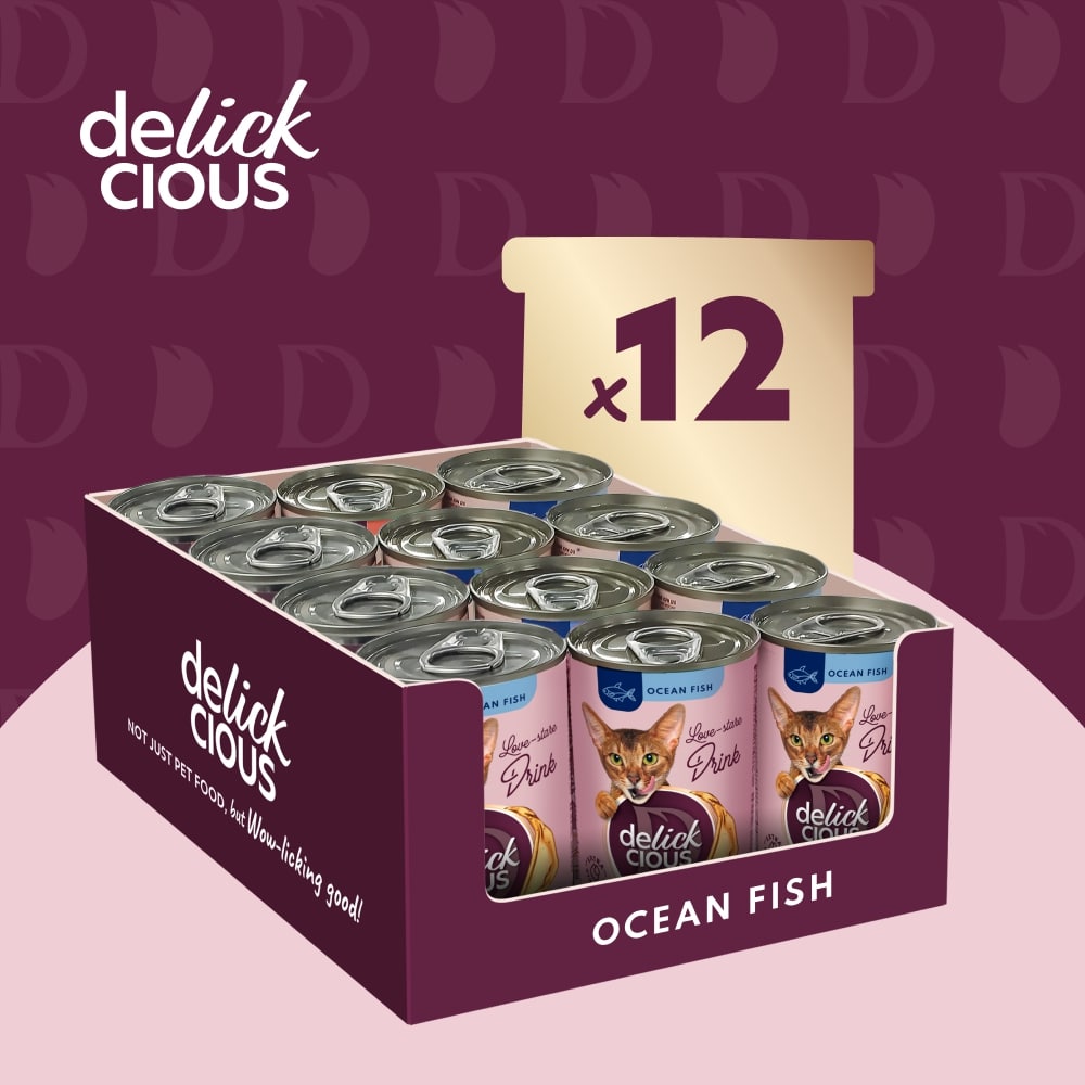 Консерва DELICKCIOUS напиток-бульон с океанической рыбой 140 г 140 мл