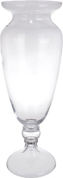 Ваза Сан-Марино стеклянная прозрачная 80х30 см Wrzesniak Glassworks