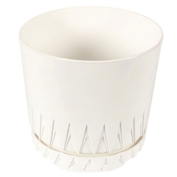 Горшок цветочный ОКТ Queen с подставкой 15 см 