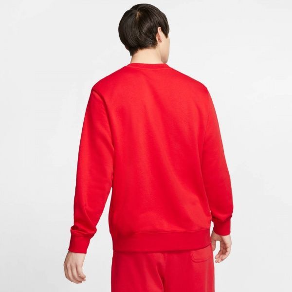 Світшот Nike M NSW CLUB CRW FT BV2666-657 р. XL червоний